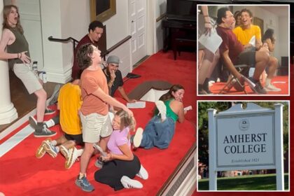 Elite liberal arts school Amherst College held ‘disgusting’ orientation performance — where students mimicked sex acts  