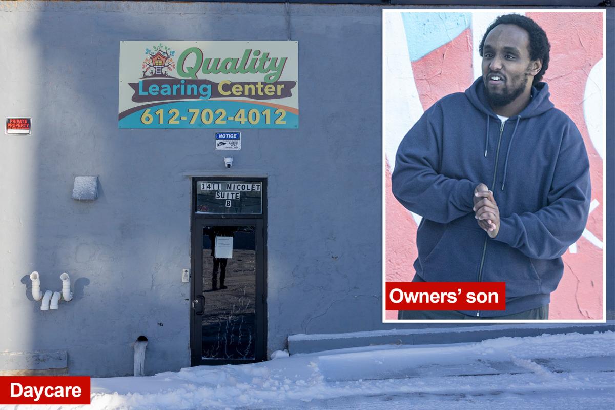 Exclusive | Quality ‘Learing’ daycare targeted in Minneapolis ‘fraud’ video blames designer for typo — as worker snaps at Post reporter: ‘Get the f–k out of here’