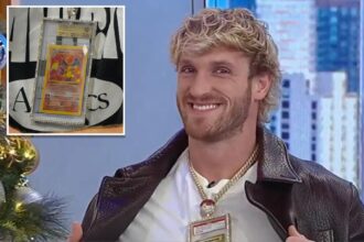 Logan Paul to auction pristine .3M Pokémon card — as he urges investing in collectibles over stock market
