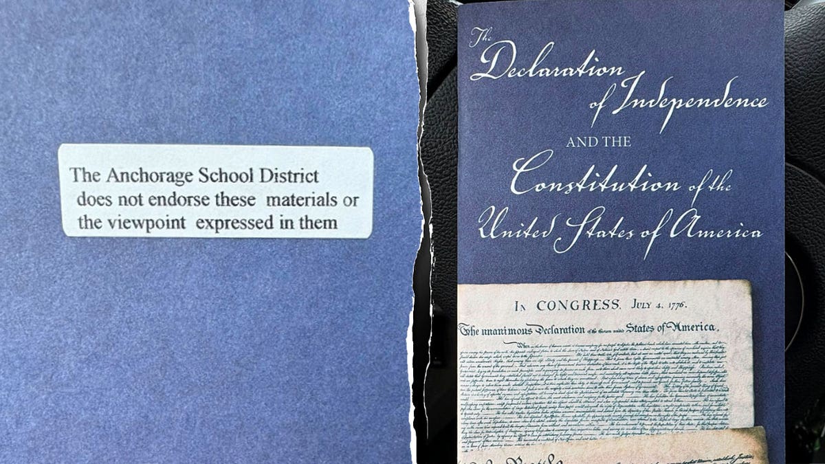 Constitution package and Anchorage public school disclaimer