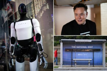 Elon Musk claims America’s ‘insanely high’ T debt crisis can only be solved by AI, robotics