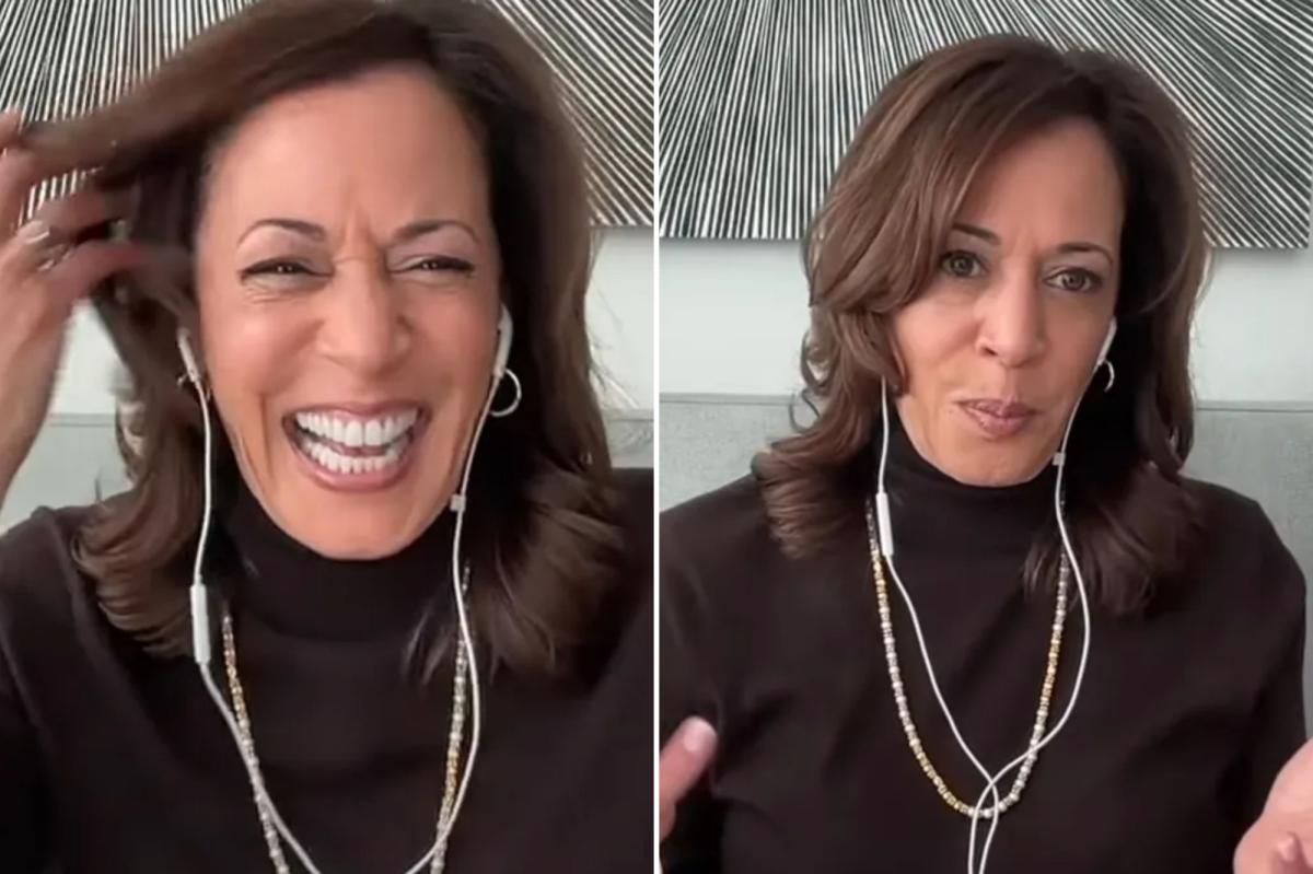 Kamala Harris suggests criticizing her distinctive cackle is sexist — as she gives dating advice for young women