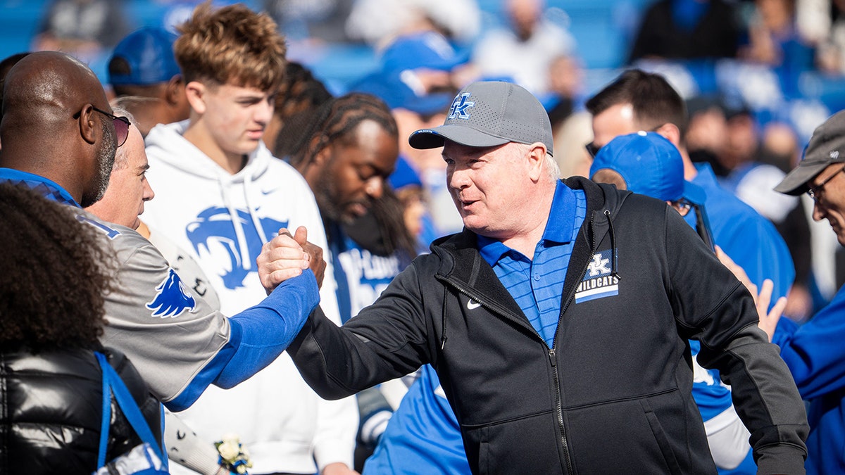 Mark Stoops on senior day in Lexington, Kentucky