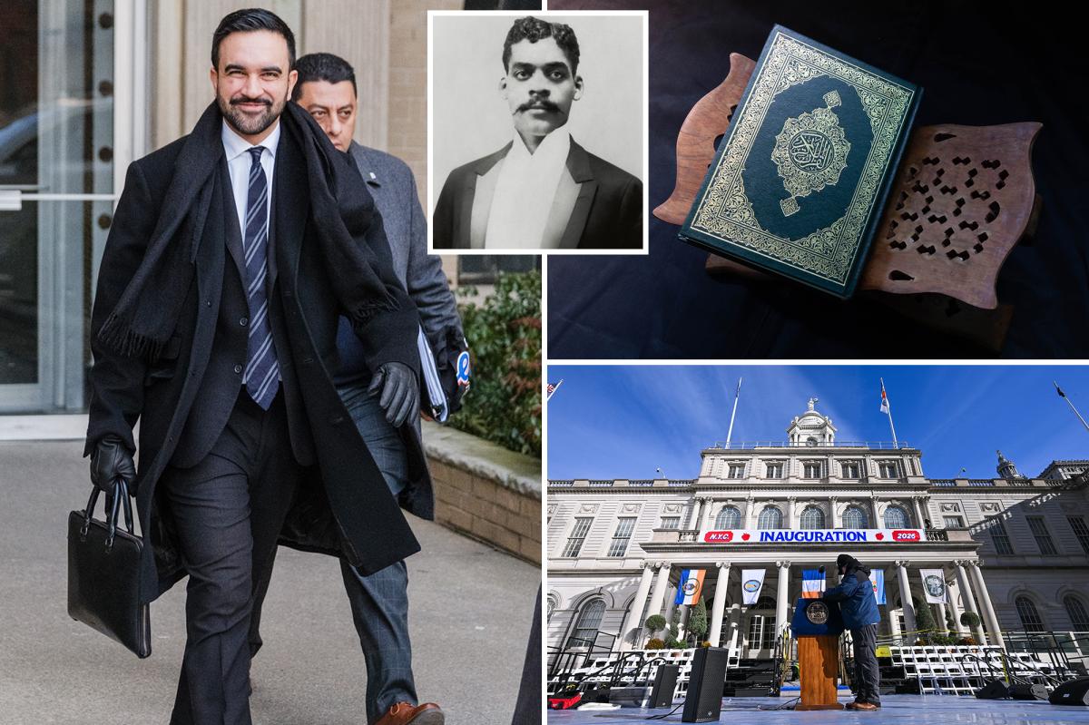 Zohran Mamdani will become first NYC mayor sworn in on Quran when he takes oath of office