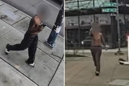 Wild new bodycam footage captures moment cops shoot and kill gun-waving maniac on Seattle street
