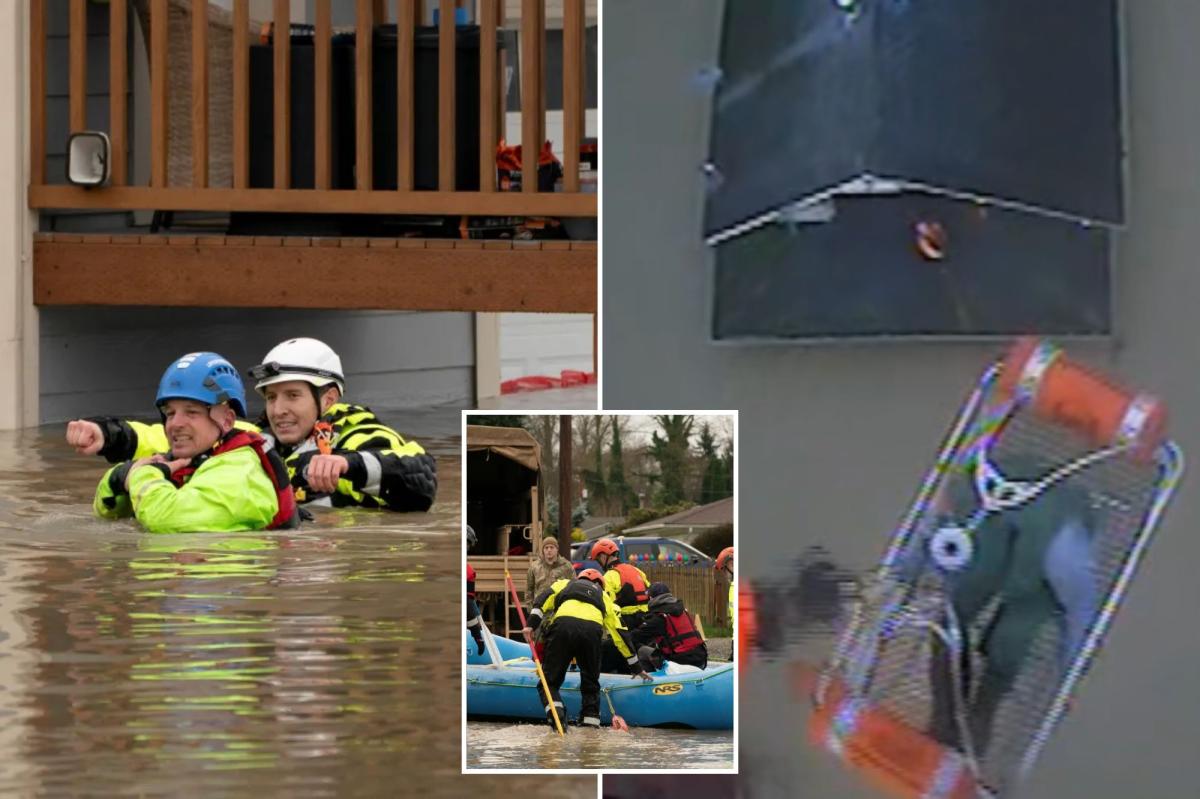 Historic rains and flooding trigger dramatic rescues in Washington state