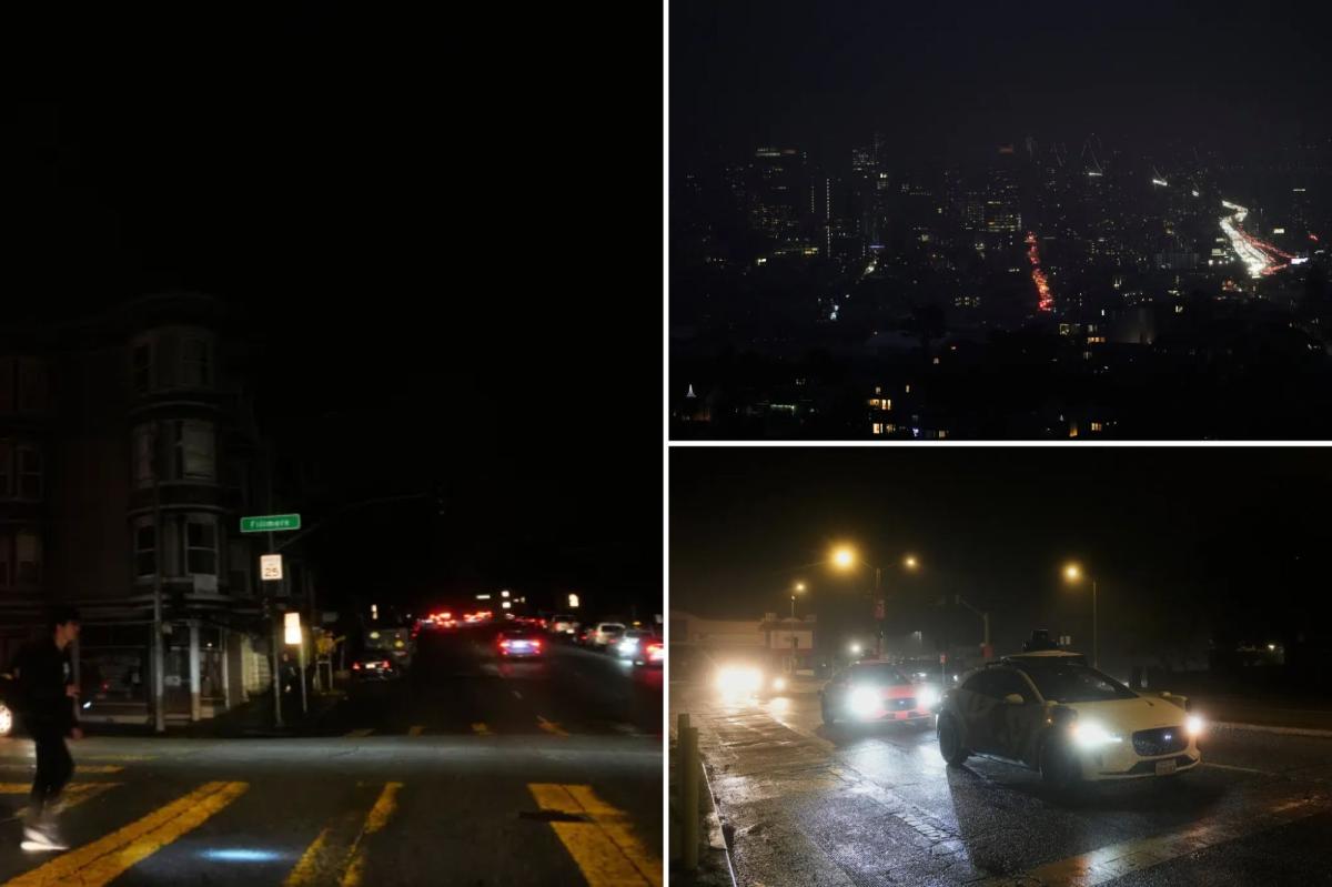 San Francisco power outage left 130,000 in the dark as self-driving cars stalled in middle of streets