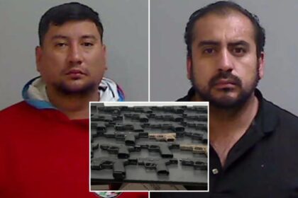 Two arrested after dozens of guns, including ‘cop-killer’ model, found in spare tire at southern border: DPS
