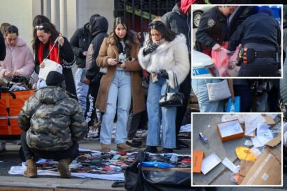 Exclusive | Cops raid 2 more NYC knock-off markets — scaring off absolutely no one: ‘I’m not afraid’