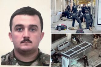 National Guard member Andrew Wolfe slowly healing after horrific shooting