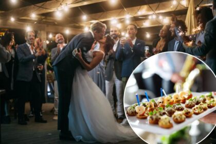 Cheap couple hosts 7-hour black-tie wedding with plenty of dancing — but barely any food