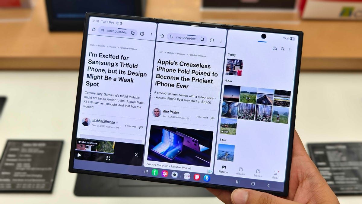 Samsung Galaxy Z TriFold Goes on Sale in Days, but Its ,000 Price Is Unhinged