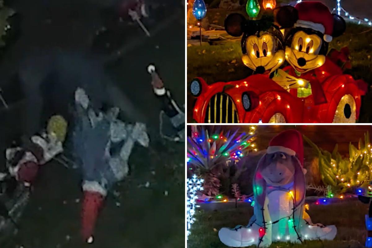 Mickey Mouse house heist: Thief swipes California family’s Disney Christmas display