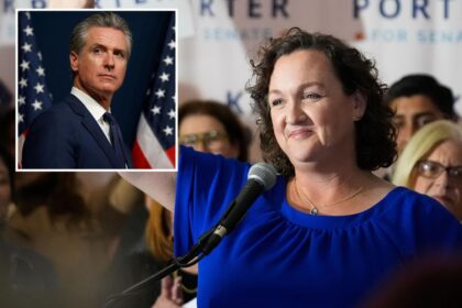 Ex-Rep. Katie Porter sinking in polls to replace California Governor Gavin Newsom