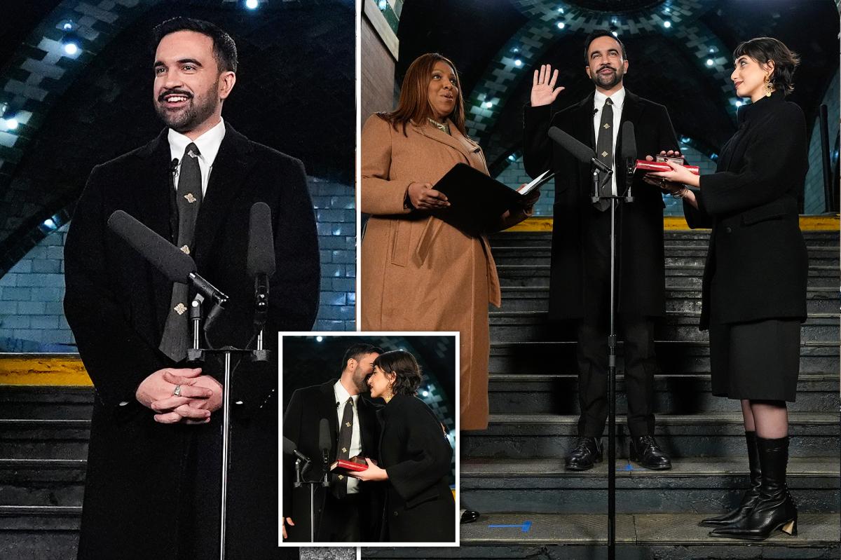 Democratic socialist Zohran Mamdani sworn in on Quran as NYC’s 112th mayor