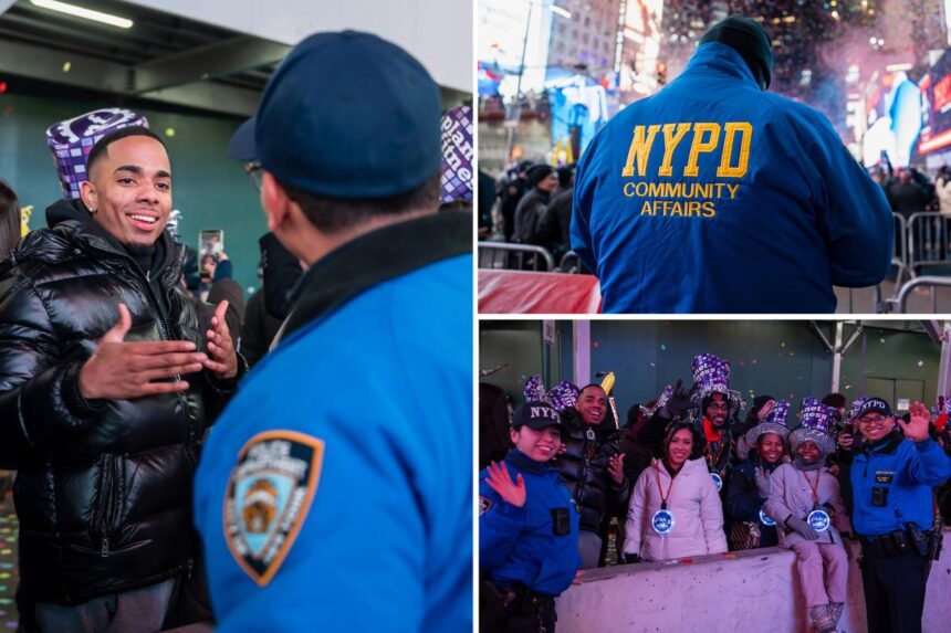 NYPD brought dozens of hearing  and visually impaired teens to NYE ball drop in Times Square: ‘Live out their dream’