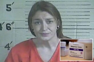 Kentucky woman, 35, charged with homicide after using abortion pills then burying fetus in  backyard