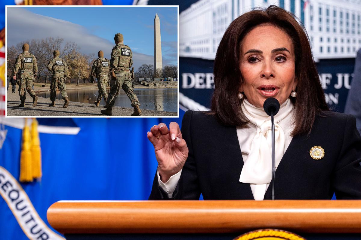 Jeanine Pirro touts 60% nosedive in homicides in DC since Trump’s crime crackdown