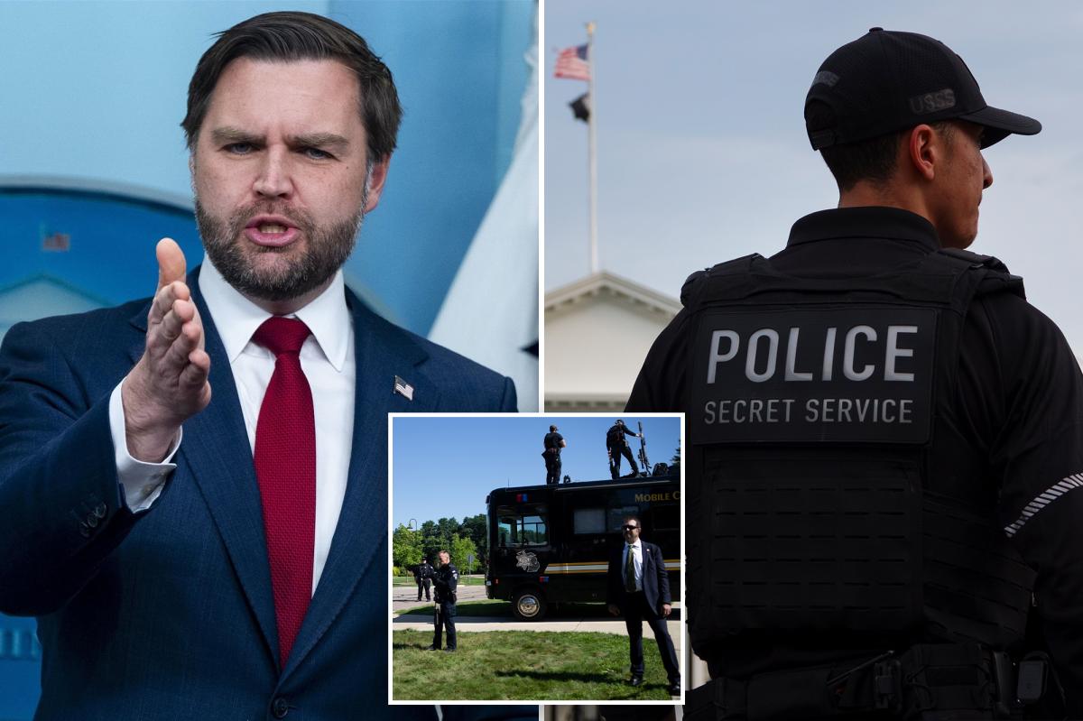 Secret Service agent assigned to JD Vance placed on leave after alleged security leak