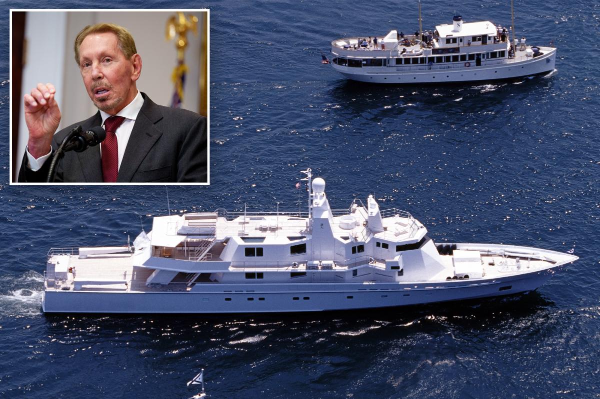 Billionaire Larry Ellison scrambles to rename yacht after coming to horrifying realization about its name