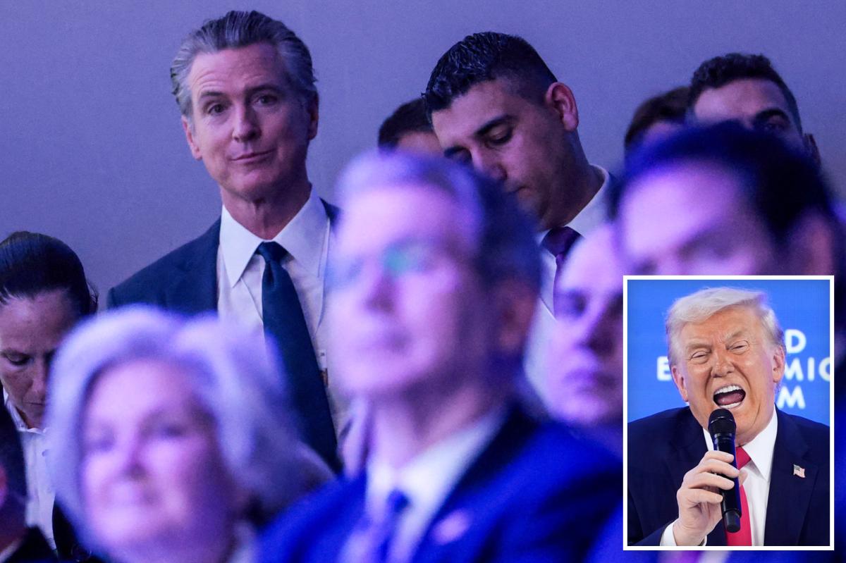 Exclusive | Trump team rips ‘frolicking’ Newsom after gov. whined White House shut him out of Davos event