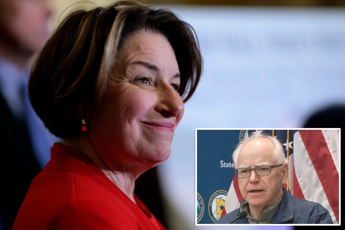 Amy Klobuchar takes first step towards Minnesota governor’s race to replace embattled Walz
