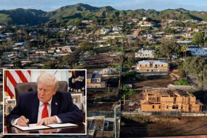 Exclusive | Trump signs executive order for feds to take over LA’s ‘nightmare’ wildfire rebuild in huge boost for victims