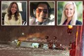 The attorney wife of an elite Texas law-firm partner, an event planner and a pilot who joined the company less than a year ago were among six killed at Bangor International Airport in Maine Sunday.