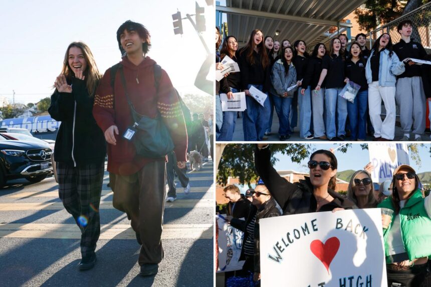 Palisades Charter High School reopens a year after LA wildfires ravaged campus