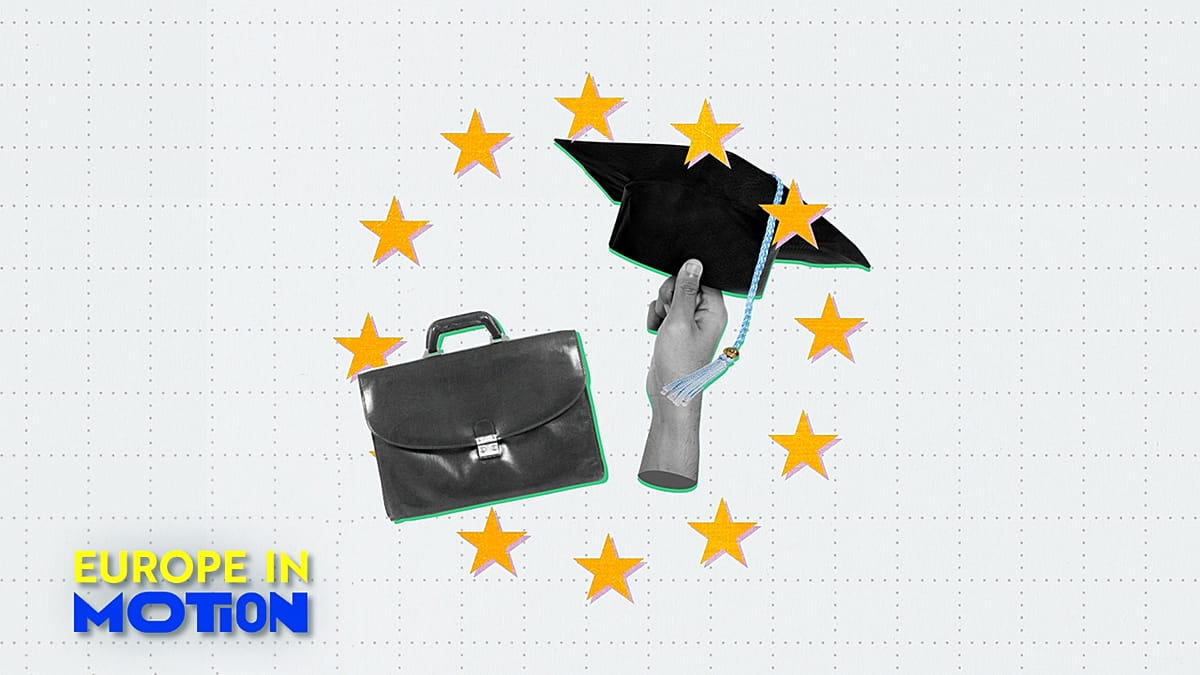 Where in Europe do students work the most alongside their studies?