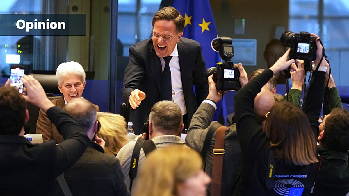 Don’t shoot the messenger, Mark Rutte is right — for now