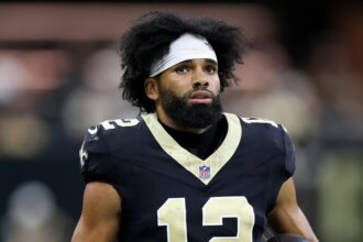 Saints star wide receiver hospitalized after blood clot was found in his lung: report