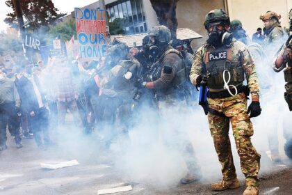 Oregon residents sue Homeland Security after tear gas used on anti-ICE protesters