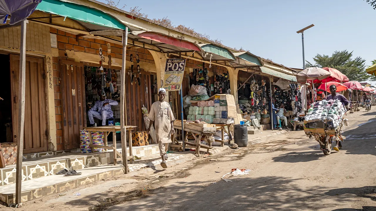 Massacre at Nigerian market leaves more than 30 dead as gunmen torch stalls, kidnap others