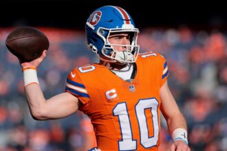 Broncos earn top seed in AFC in Bo Nix’s second season, finishing with 14-3 record