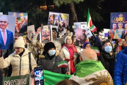 Georgian demonstrators watch Iran closely as their own protests grind on