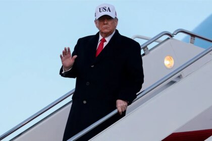 Air Force One turns around shortly after takeoff for Trump’s trip to Switzerland