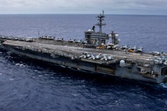USS Abraham Lincoln Aircraft Carrier Strike Group makes move amid threat from Iran