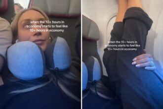 Pilates instructor’s insane hack to survive 12-hour flight – experts weigh in: ‘Get your feet off the wall’