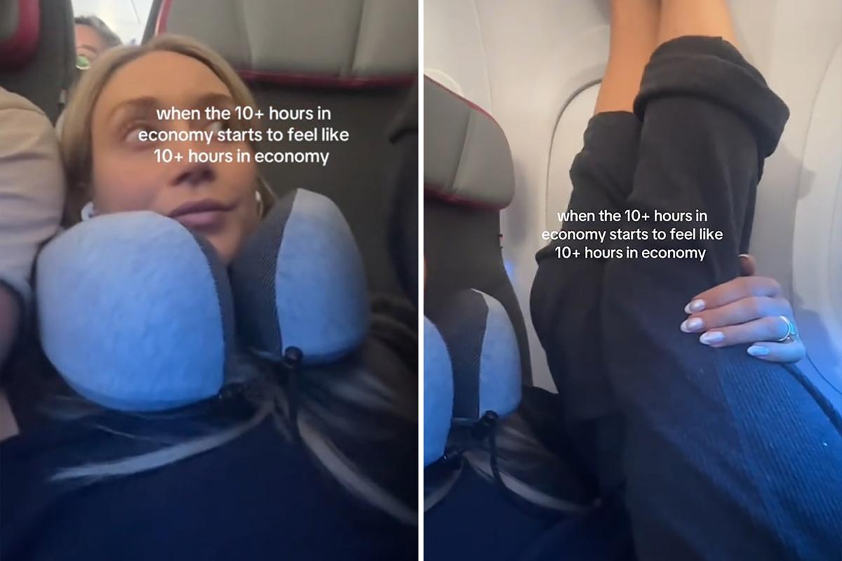 Pilates instructor’s insane hack to survive 12-hour flight – experts weigh in: ‘Get your feet off the wall’