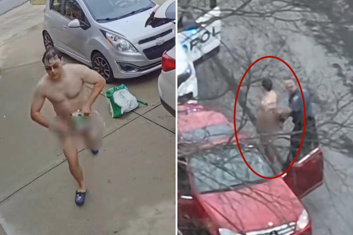 Near-naked bandit — wearing nothing but a tablecloth — arrested for string of alleged car robberies