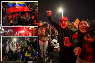 Maduro, wife greeted by jeers of ‘down with the dictator’ by hundreds of revelers at Brooklyn lock up
