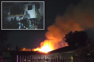 Explosion destroys LA apartment, leaving two injured, including child