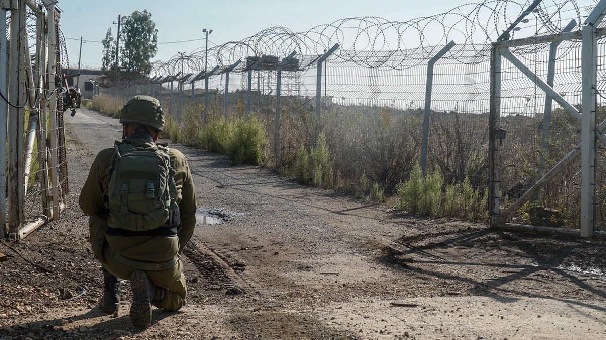 Israeli soldier monitors an area near Israel's border with Syria. (Israel Defense Forces)