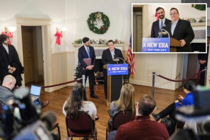 Mamdani swears in Fire Commissioner Lillian Bonsignore at FDNY headquarters