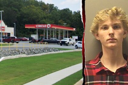 Viral video shows man stomped during chaotic gas station brawl as teen is arrested