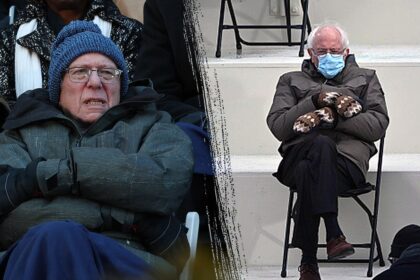 Bernie Sanders ditches iconic mittens look while swearing in socialist Zohran Mamdani as NYC mayor