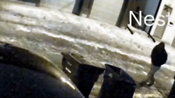 Recovered video footage shows a person of interest