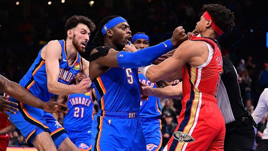 NBA rookie Jeremiah Fears calls Thunder’s Luguentz Dort ‘soft’ after on-court scuffle