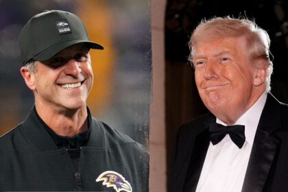 Trump tells NFL teams to ‘hire John Harbaugh, fast’ after Ravens firing decision